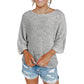 Top Bell Sleeve European And American Sweater