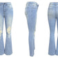 Fashion Temperament Wide-leg Jeans Women