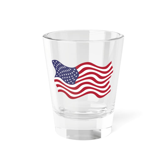 Shot Glass, 1.5oz US of A