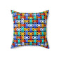 'Chain' Spun Polyester Square Pillow