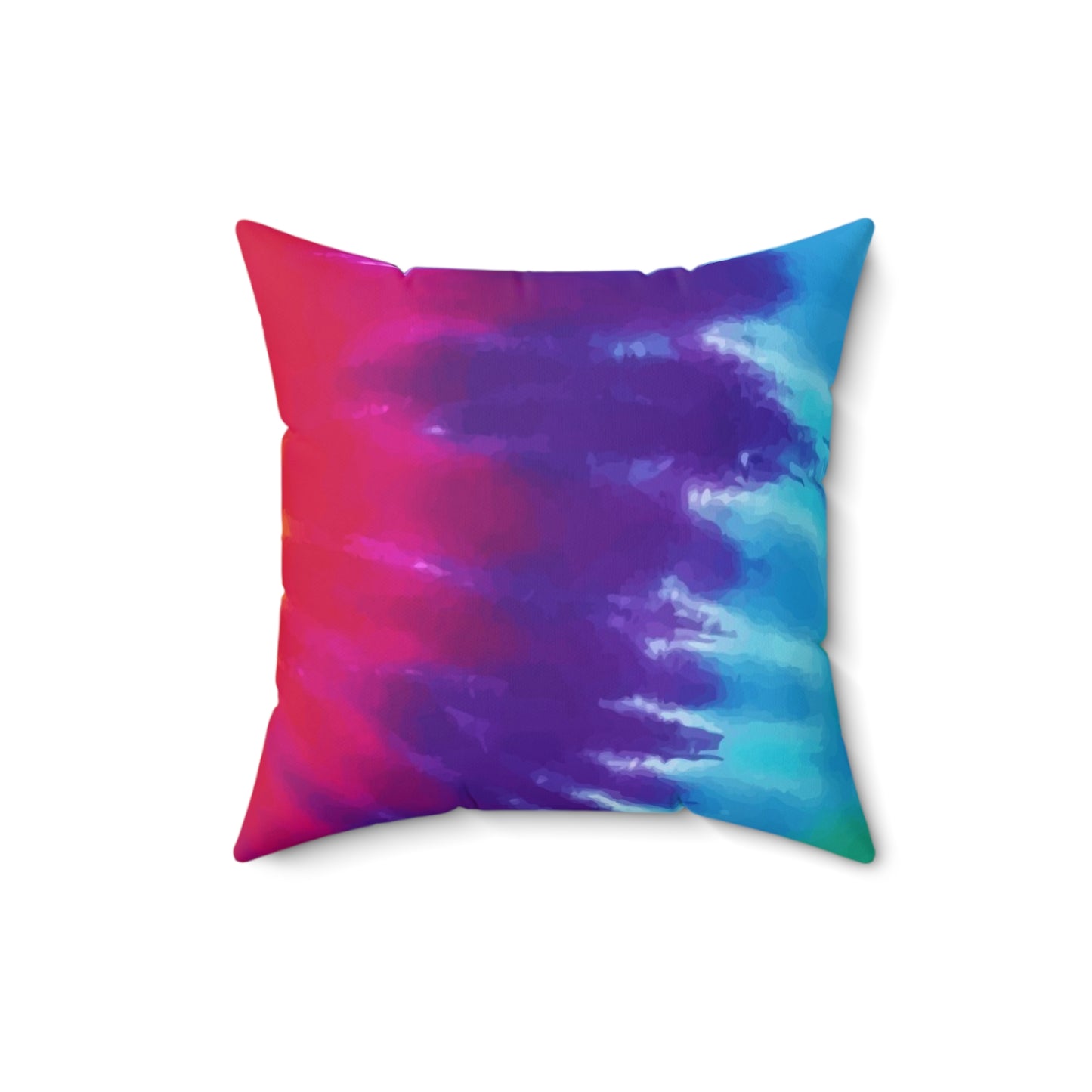 'Tye Dye' Spun Polyester Square Pillow