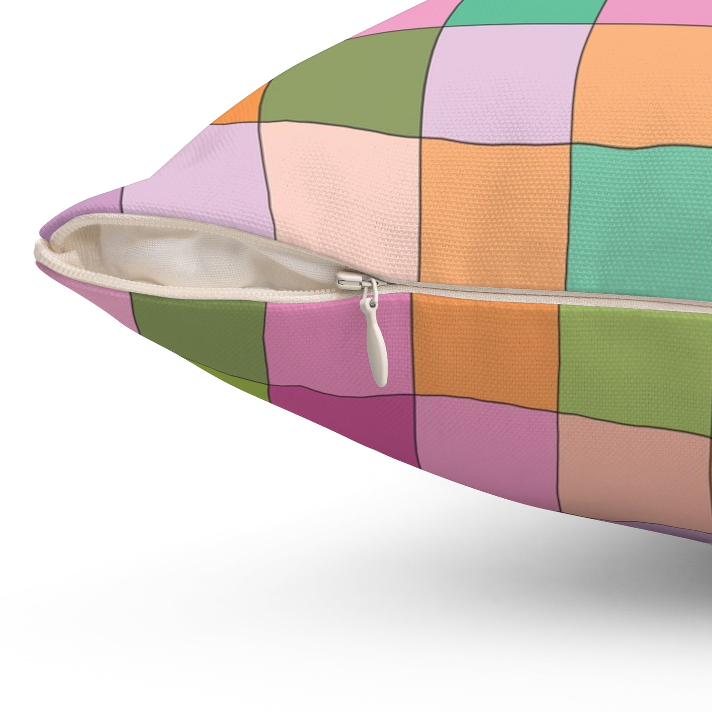 'Squares' Spun Polyester Square Pillow