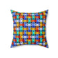 'Chain' Spun Polyester Square Pillow