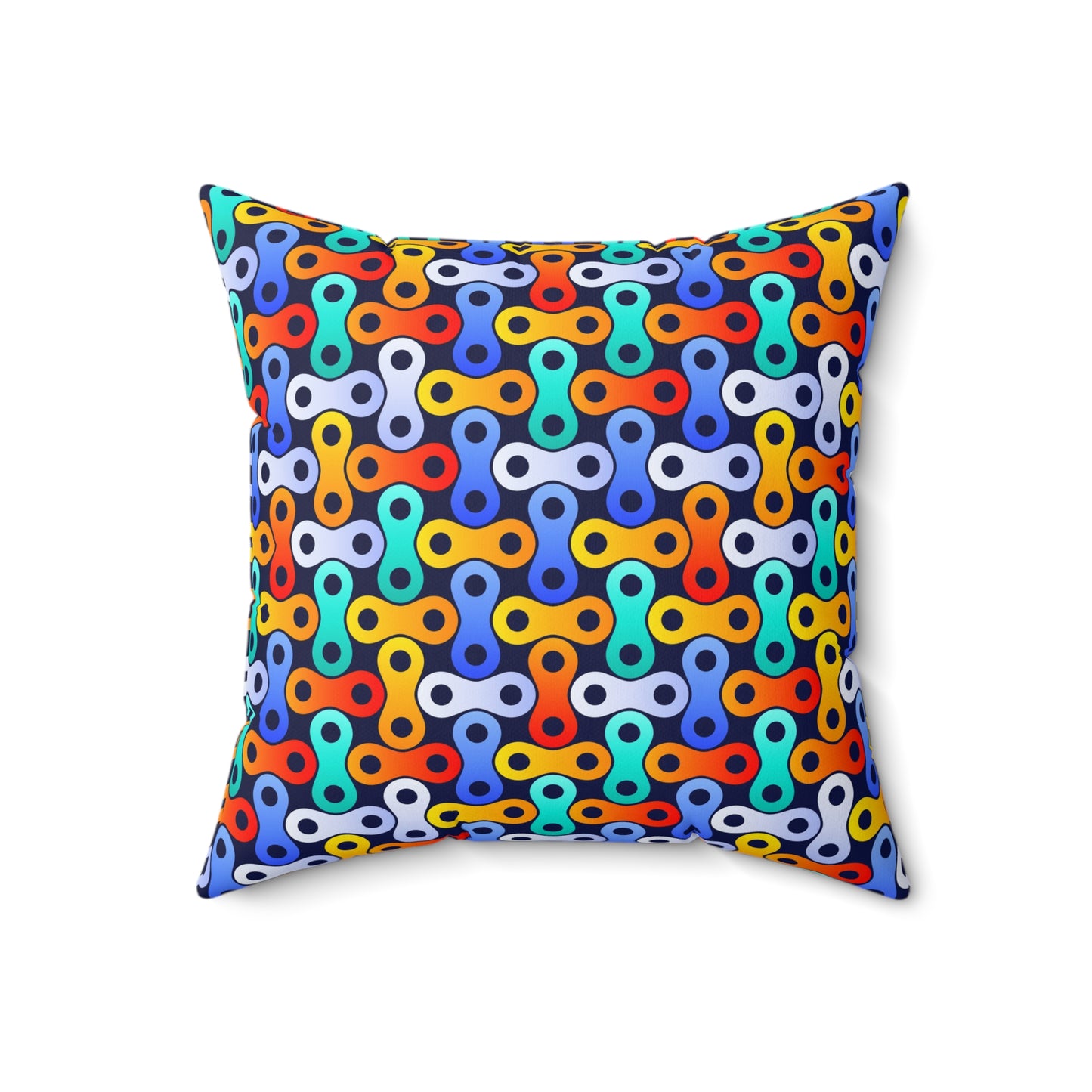 'Chain' Spun Polyester Square Pillow