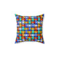 'Chain' Spun Polyester Square Pillow