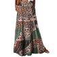 Women's Bohemian Flounces Ethnic Style Skirt