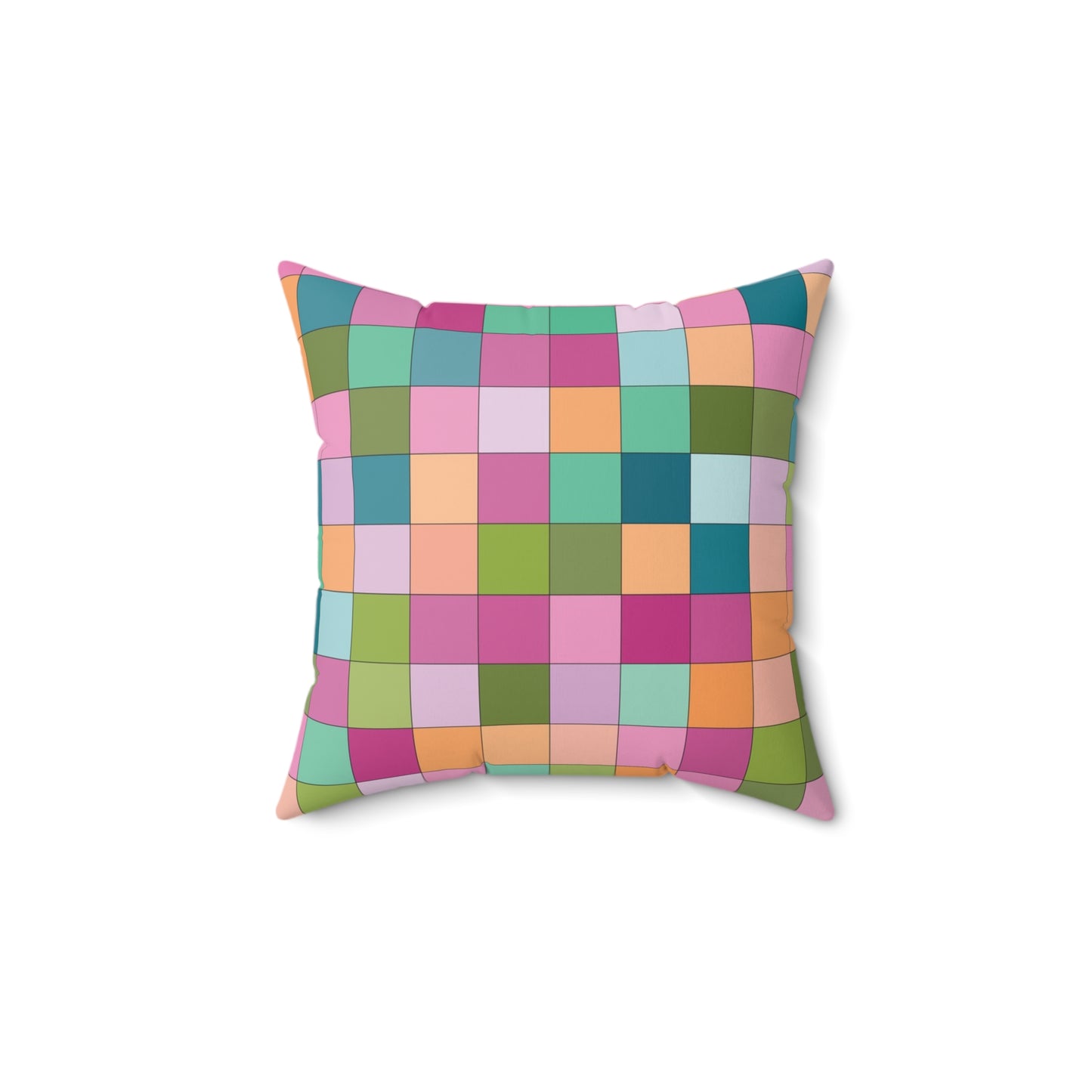 'Squares' Spun Polyester Square Pillow