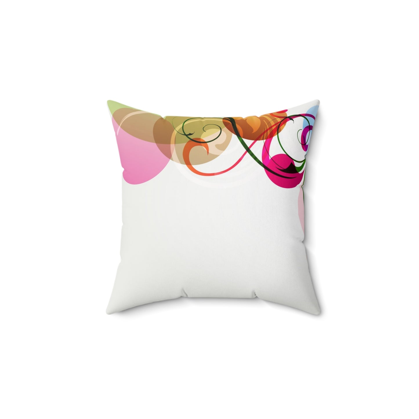 Spun Polyester Square Pillow