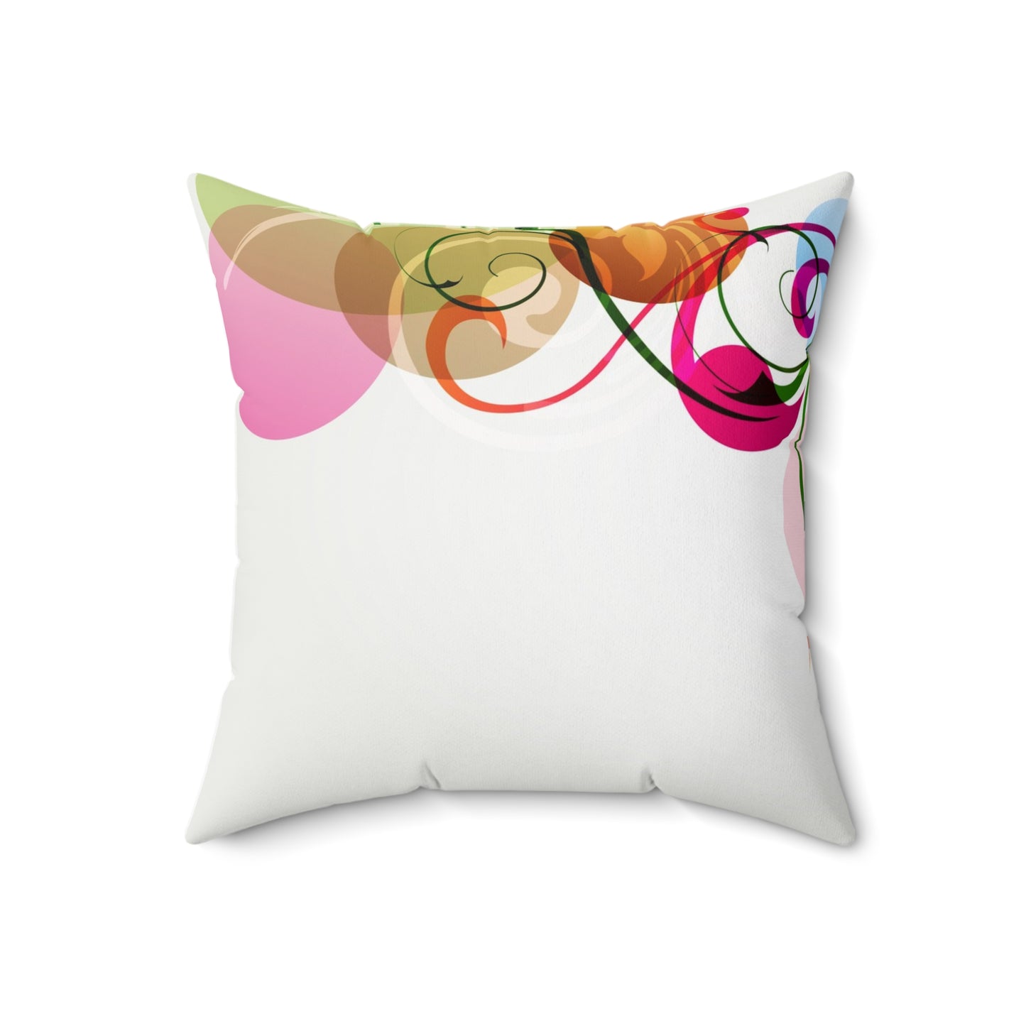 Spun Polyester Square Pillow