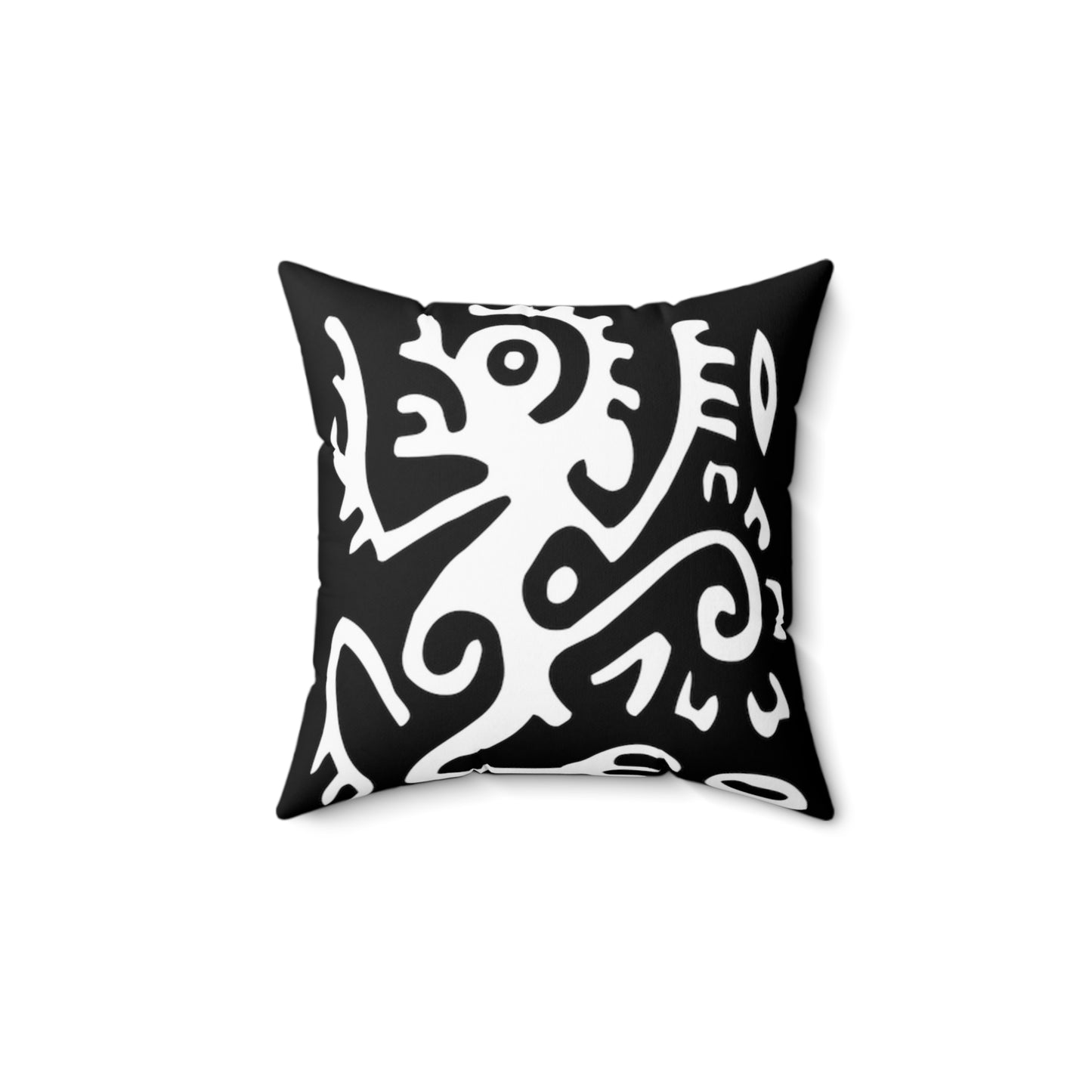 'Tribe' Spun Polyester Square Pillow