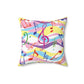 'Melody' Spun Polyester Square Pillow