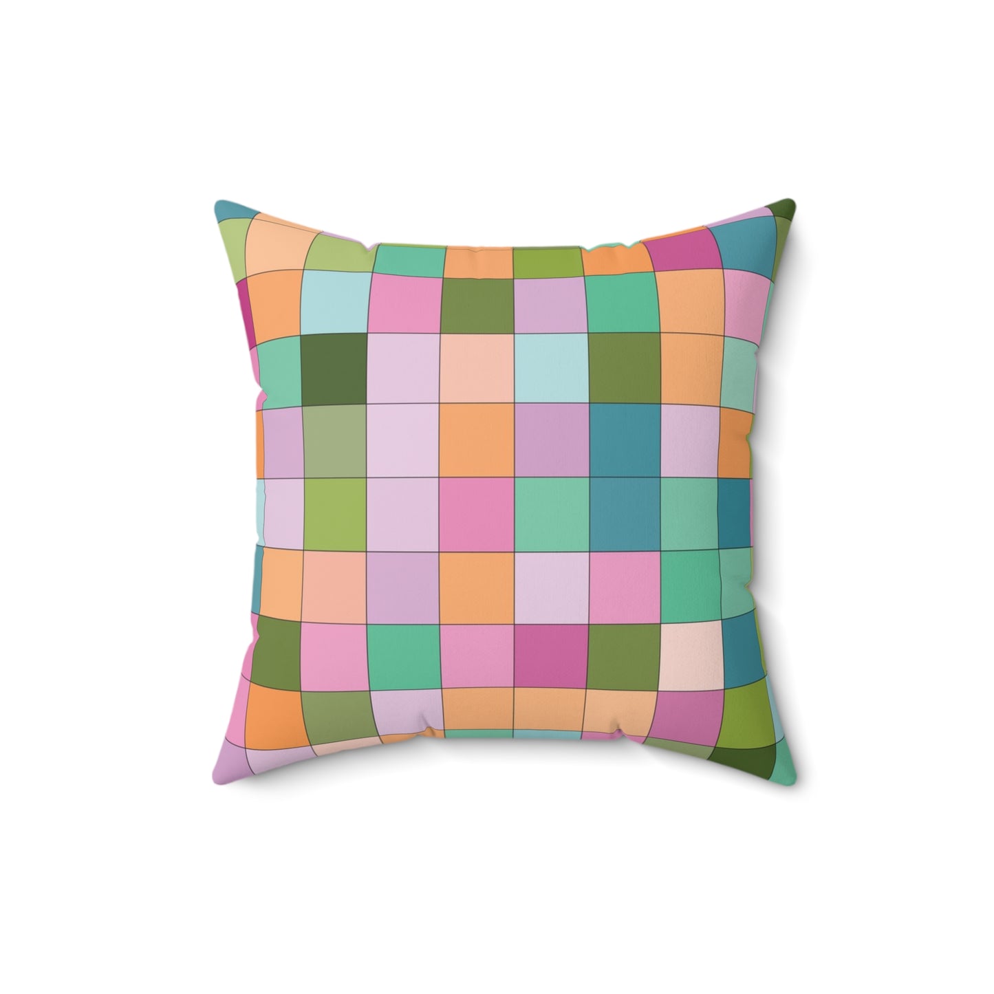 'Squares' Spun Polyester Square Pillow