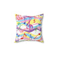 'Melody' Spun Polyester Square Pillow