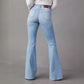 Fashion Temperament Wide-leg Jeans Women