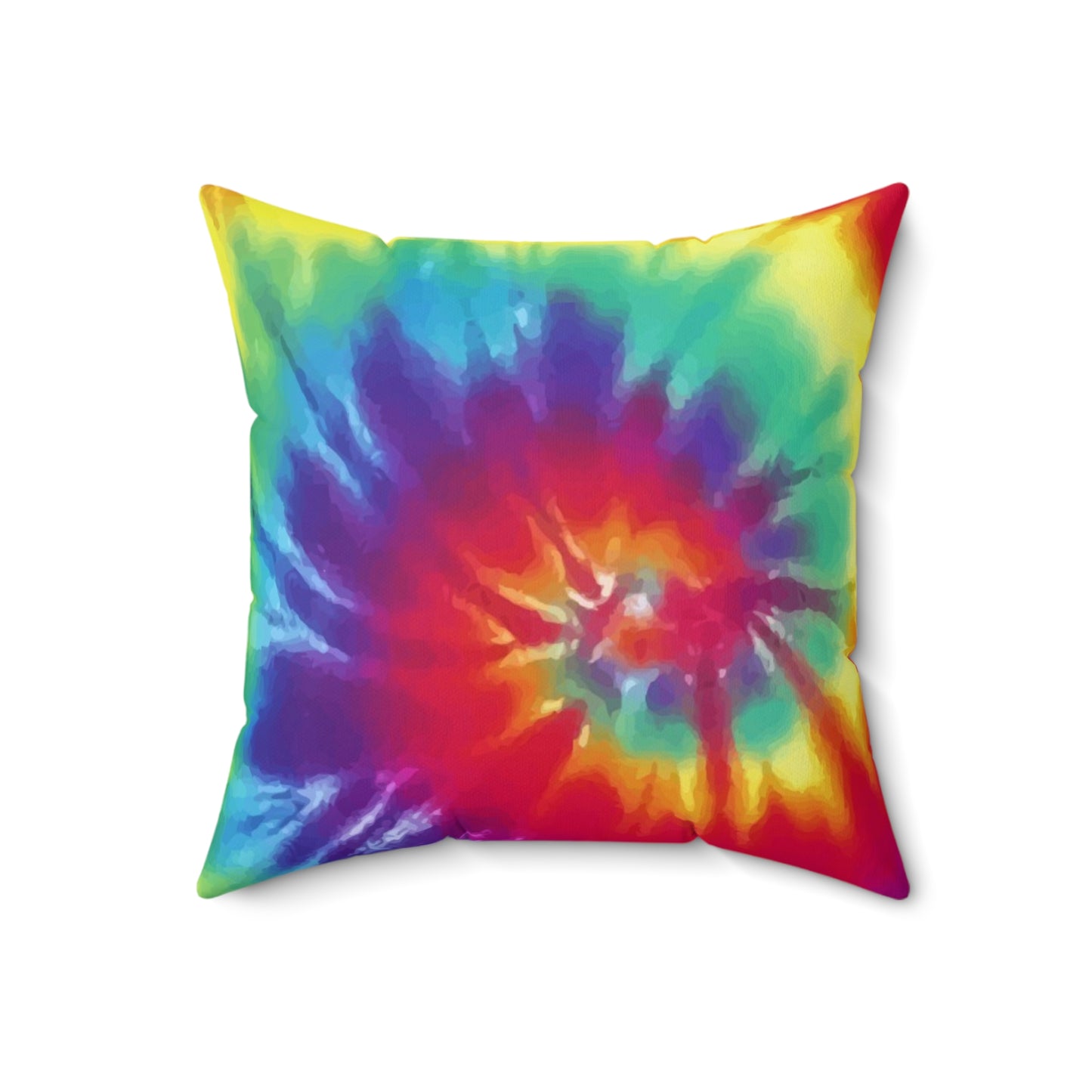 'Tye Dye' Spun Polyester Square Pillow