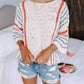 Top Bell Sleeve European And American Sweater