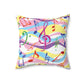 'Melody' Spun Polyester Square Pillow