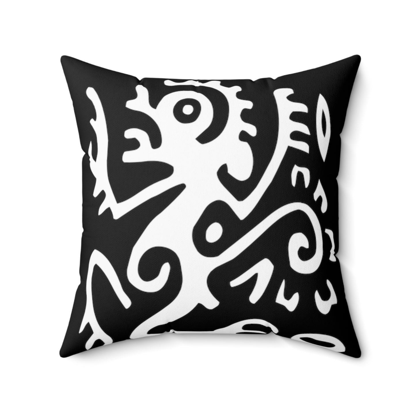 'Tribe' Spun Polyester Square Pillow