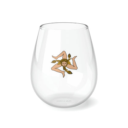 'Tri Leg' Stemless Wine Glass, 11.75oz