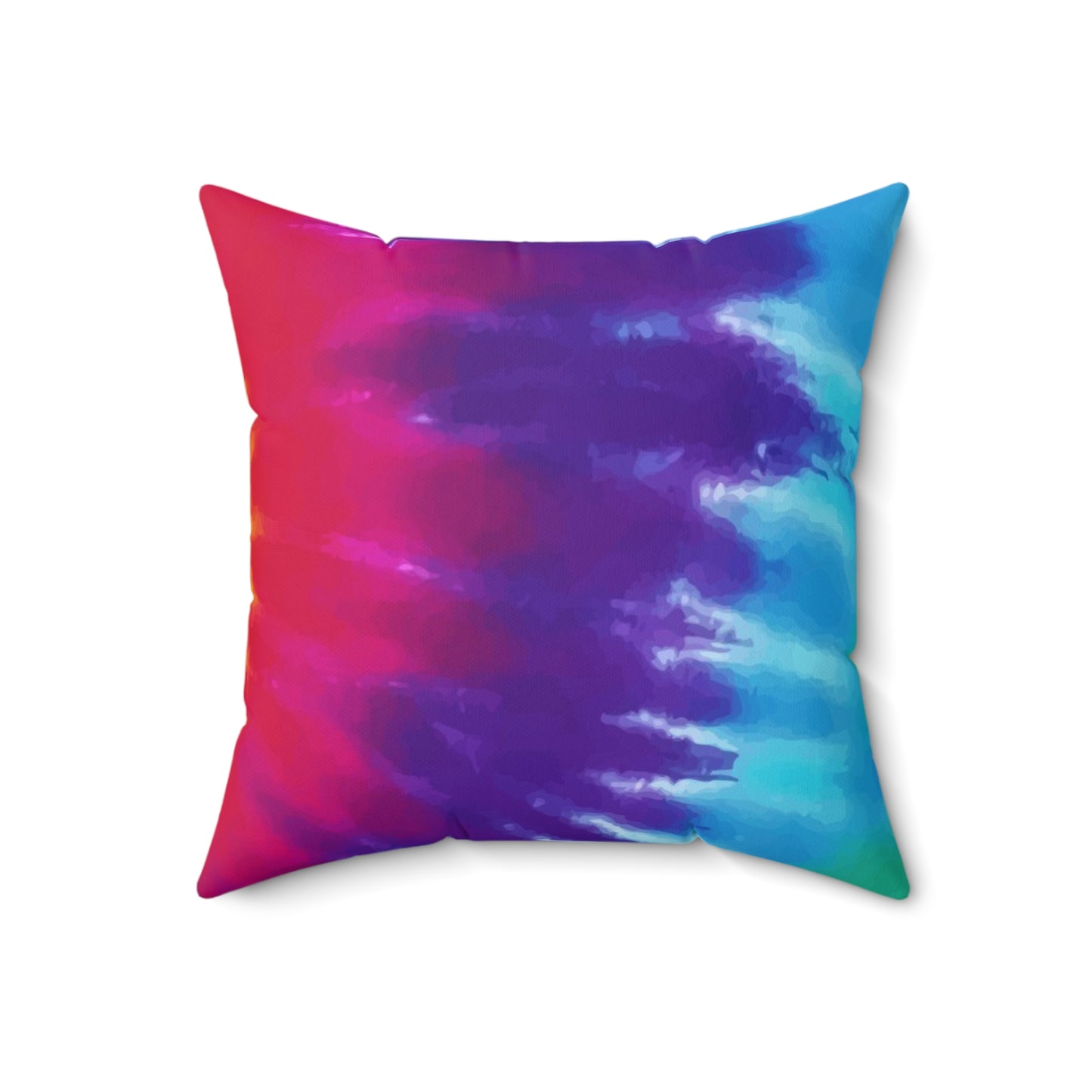 'Tye Dye' Spun Polyester Square Pillow