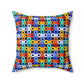 'Chain' Spun Polyester Square Pillow