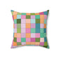 'Squares' Spun Polyester Square Pillow