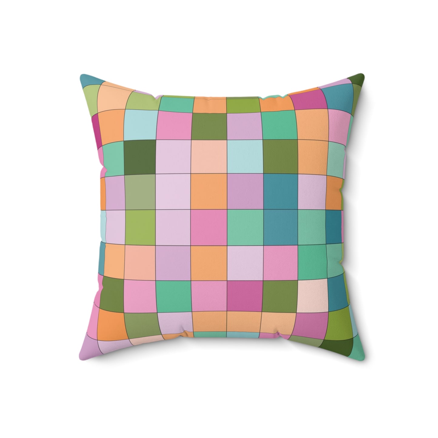 'Squares' Spun Polyester Square Pillow