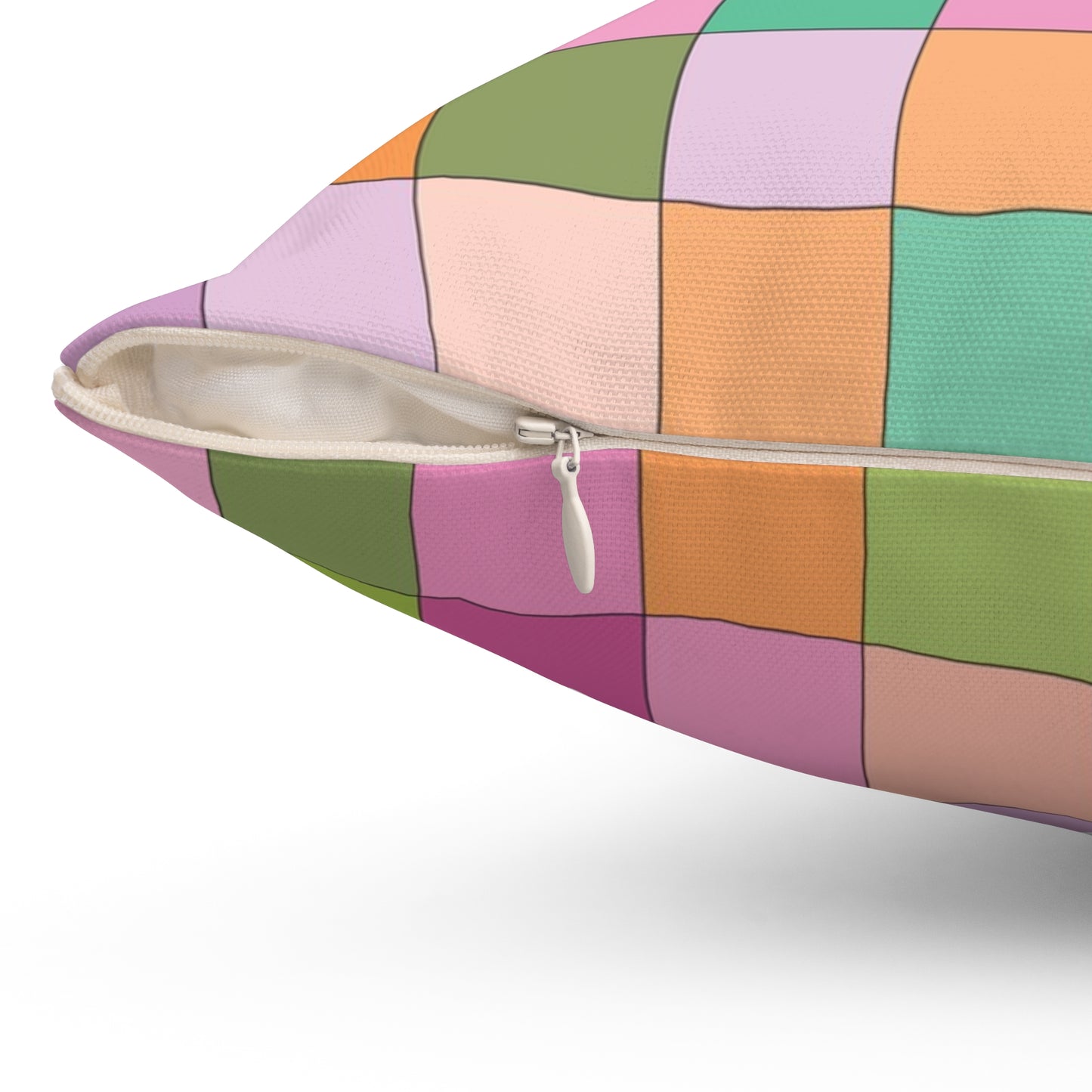 'Squares' Spun Polyester Square Pillow