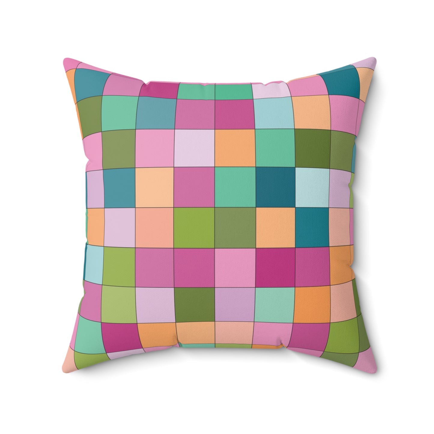 'Squares' Spun Polyester Square Pillow