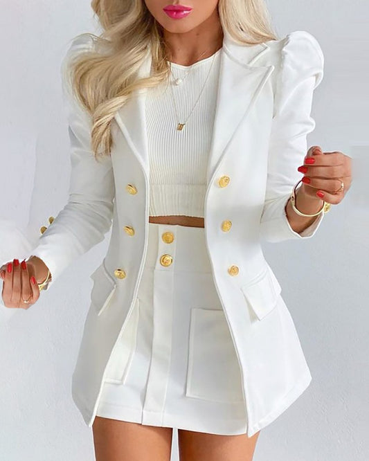 Fashion Solid Color Casual Suits Women's