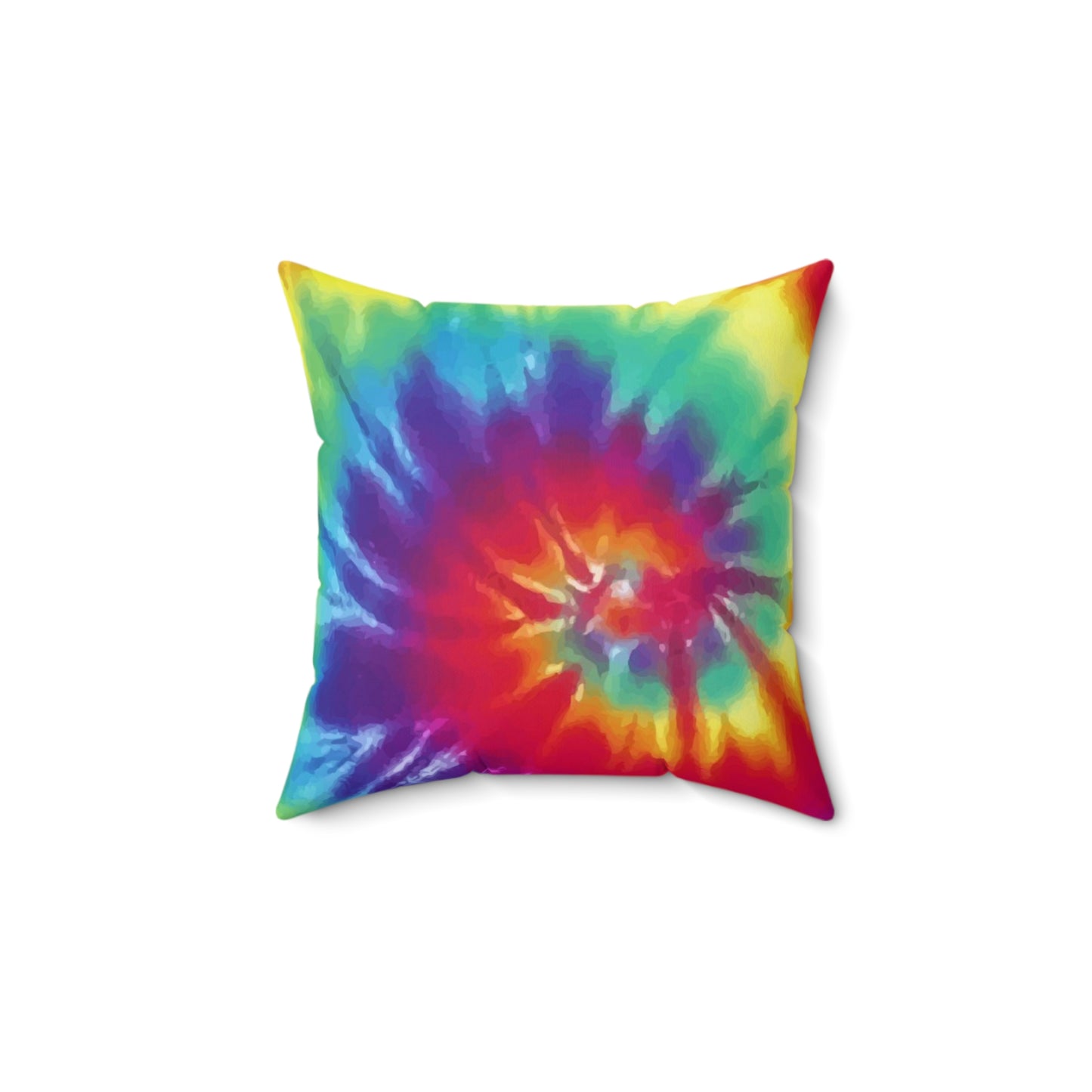 'Tye Dye' Spun Polyester Square Pillow