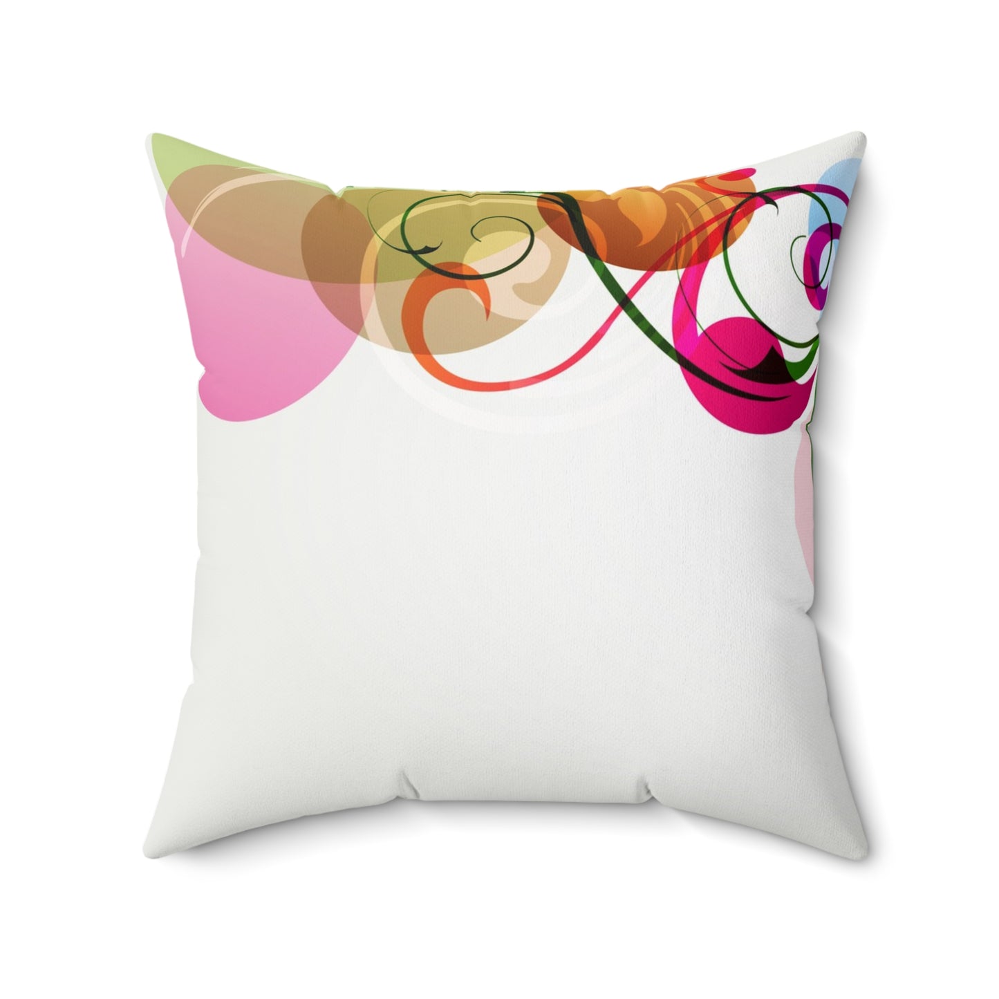 Spun Polyester Square Pillow