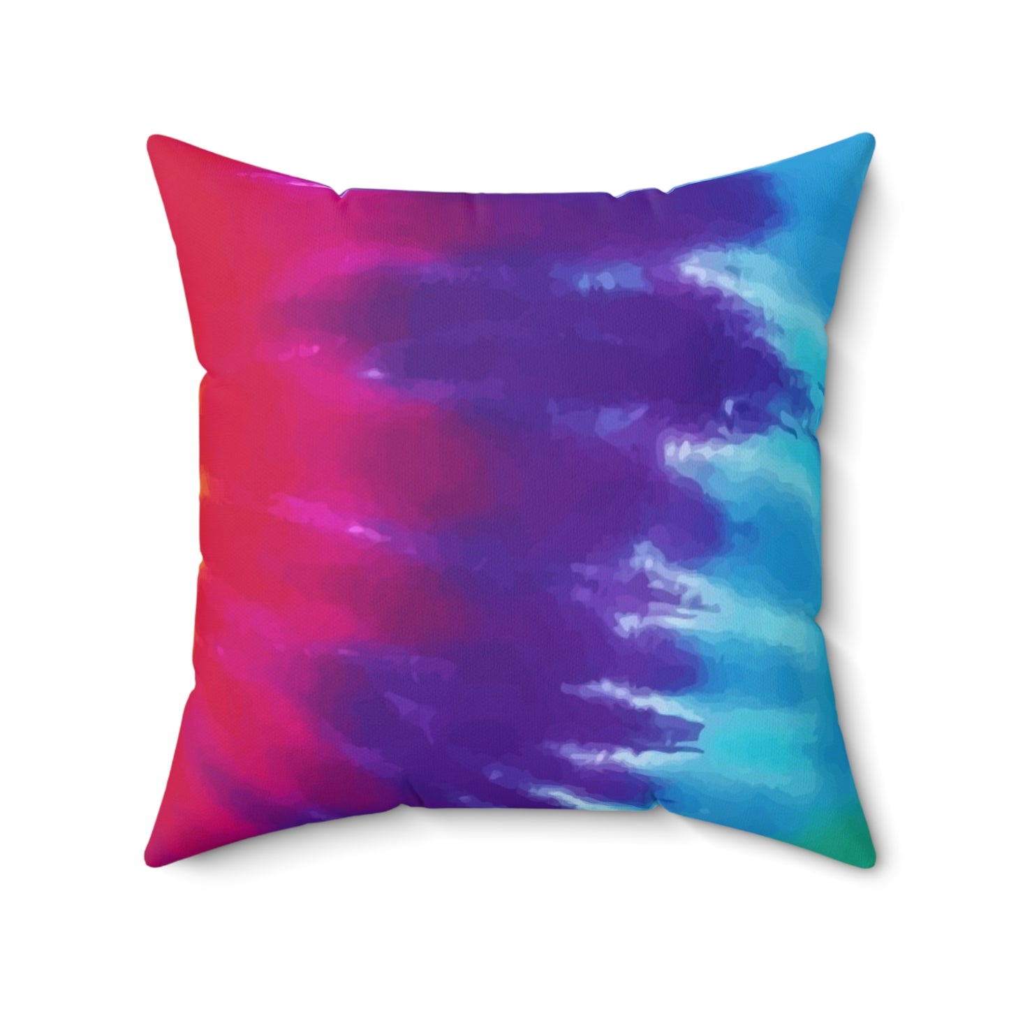 'Tye Dye' Spun Polyester Square Pillow