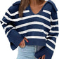 V-neck Large Lapel Short Knitted Women's Top