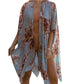 Summer Mid-length Slit Print Loose Beach Cover