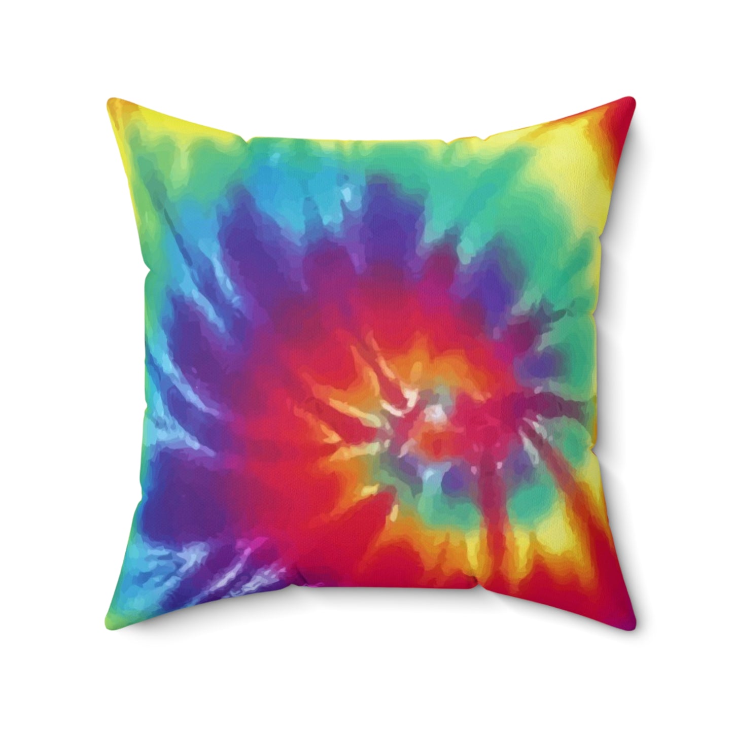 'Tye Dye' Spun Polyester Square Pillow