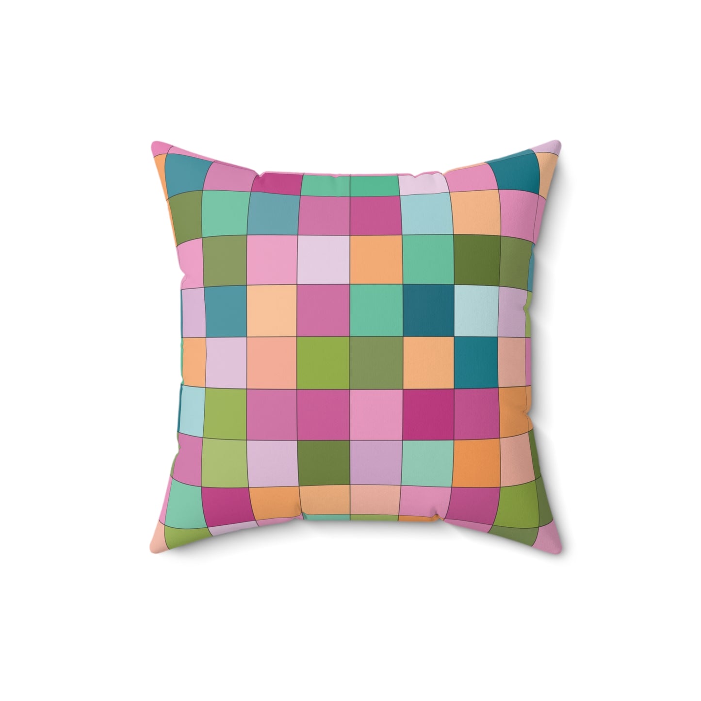 'Squares' Spun Polyester Square Pillow