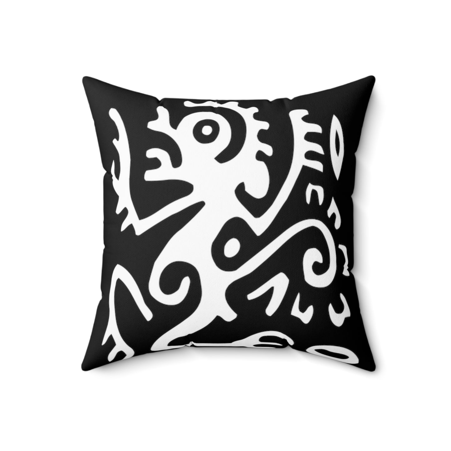 'Tribe' Spun Polyester Square Pillow