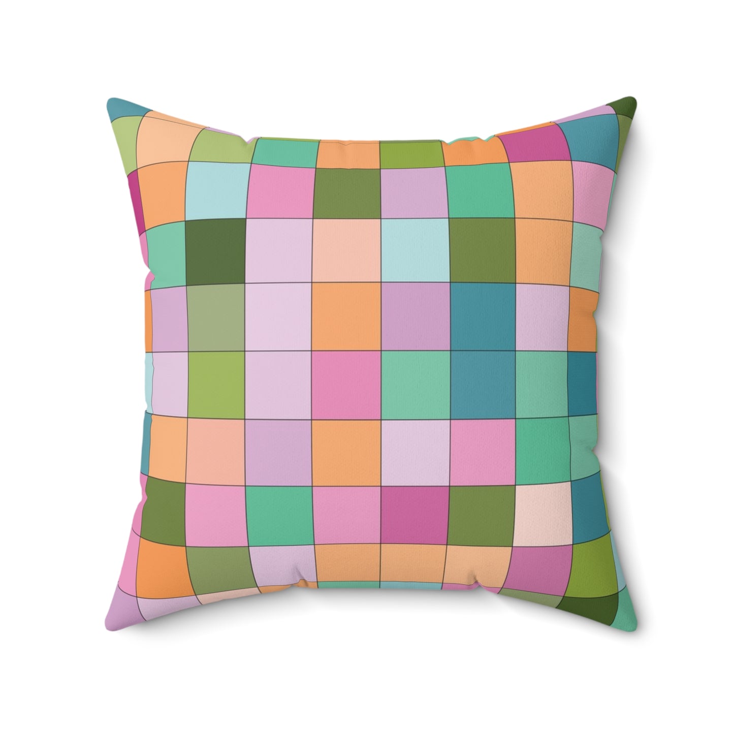 'Squares' Spun Polyester Square Pillow