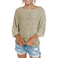 Top Bell Sleeve European And American Sweater