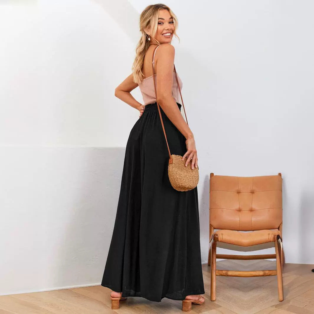 Loose Summer Wide Draped Casual Pants