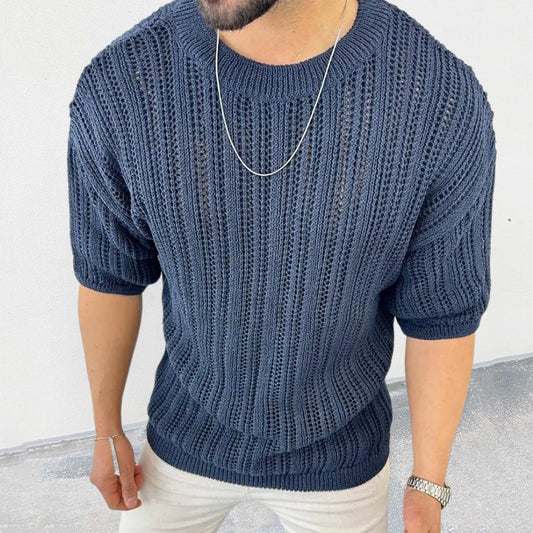 Men's European And American Slim Fit Thin Sweater