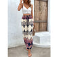 Ladies' National Style Fashion Casual Printed Pants