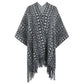 Polyester Yarn Crocheted Hollow Knitted Tassel Cape