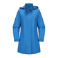 Removable Cap Waterproof Windbreaker Women's Solid Color