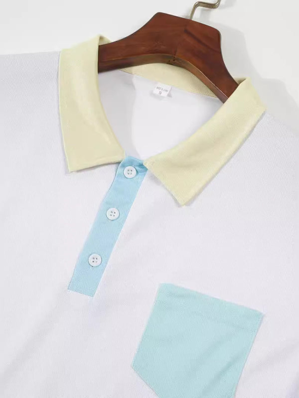Versatile Casual Lapel Polo Shirt