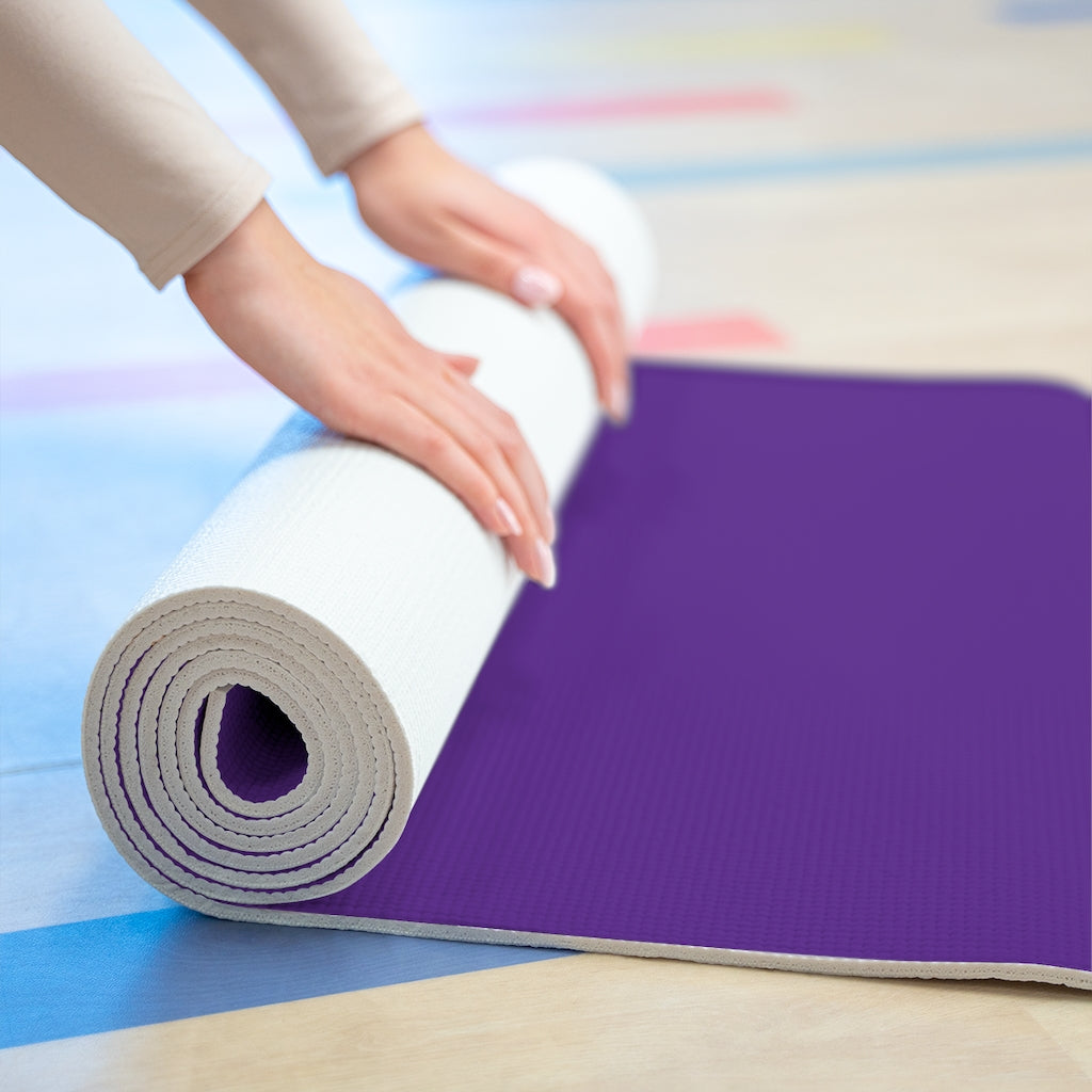 Purple Tri Leg Yoga Mat