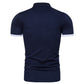 Short-sleeved T-shirt Stitching Embroidery Men's Plus Size Basic Top