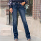 Fashionable And Simple Cotton Ladies Slim Jeans