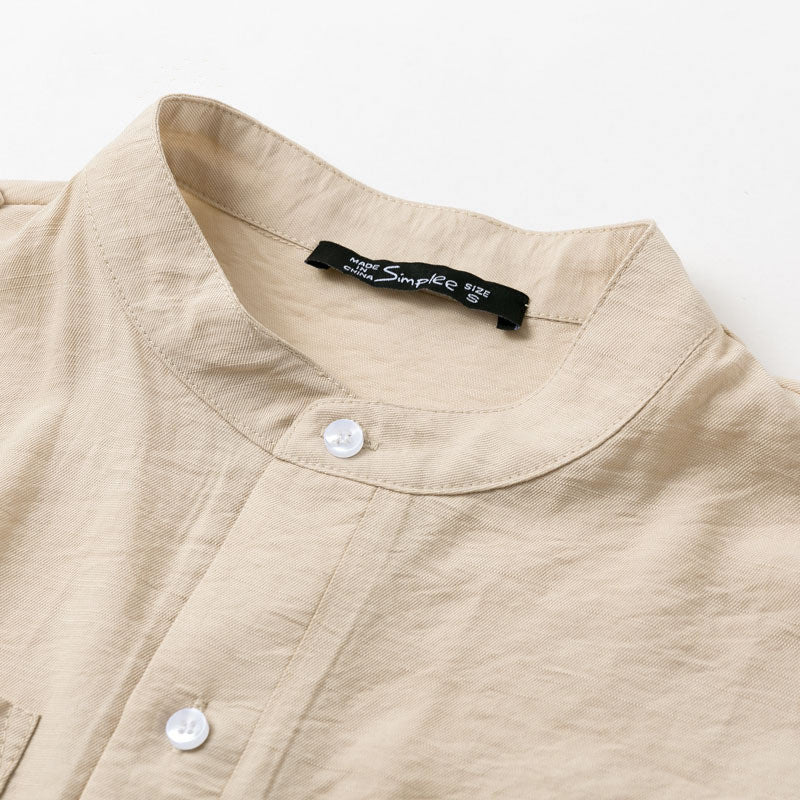 Casual pocket jumpsuit solid color sleeveless belt tide overalls